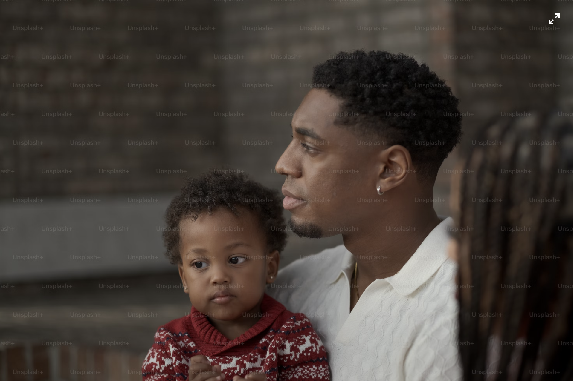 Father and son having a supportive conversation